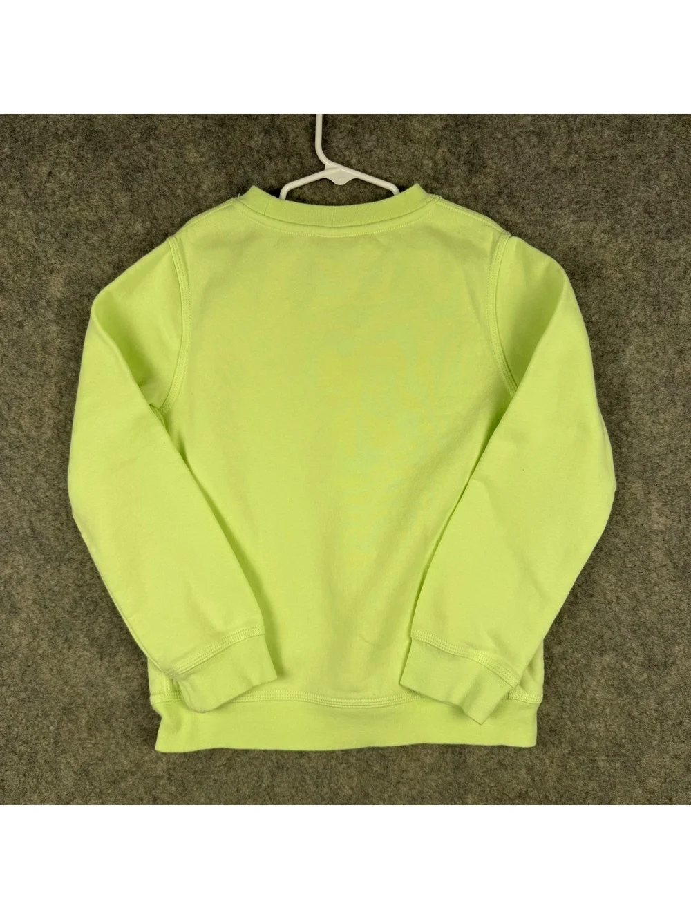 Nike Crew Neck Hoodie Neon Green Black White Youth Kids Size Small NWT 190